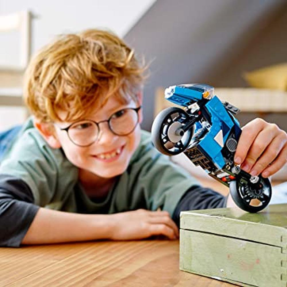 Lego Creator New 2021 3 In 1 Superbike Building Blocks | 31114 - 236 Pieces (8-14 Years)