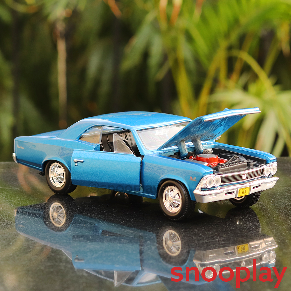 Maisto Licensed 1966 Chevrolet Chevelle SS 396 Diecast Car - 1:24 Scale Model | 14 Years till Grown Ups