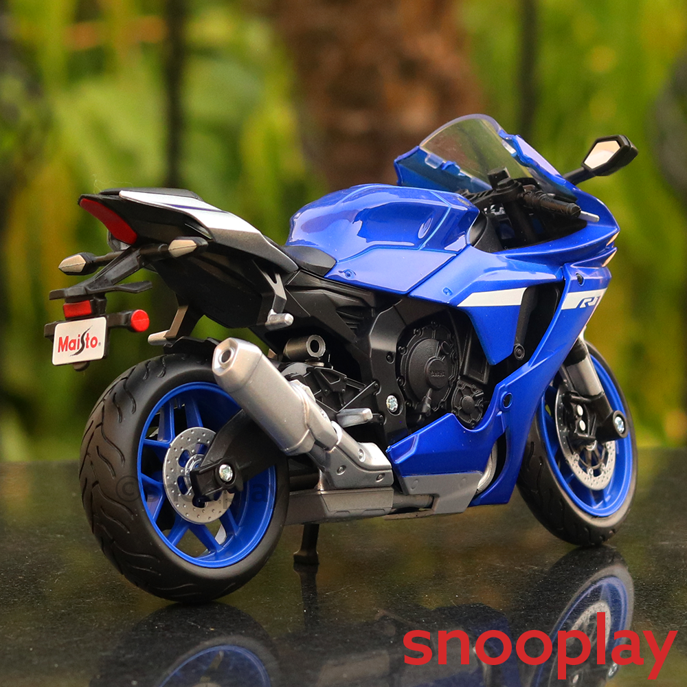 Maisto Original Licensed Yamaha YZF R1 Diecast Bike | 1:12 Scale (14 Years till Grown Ups)