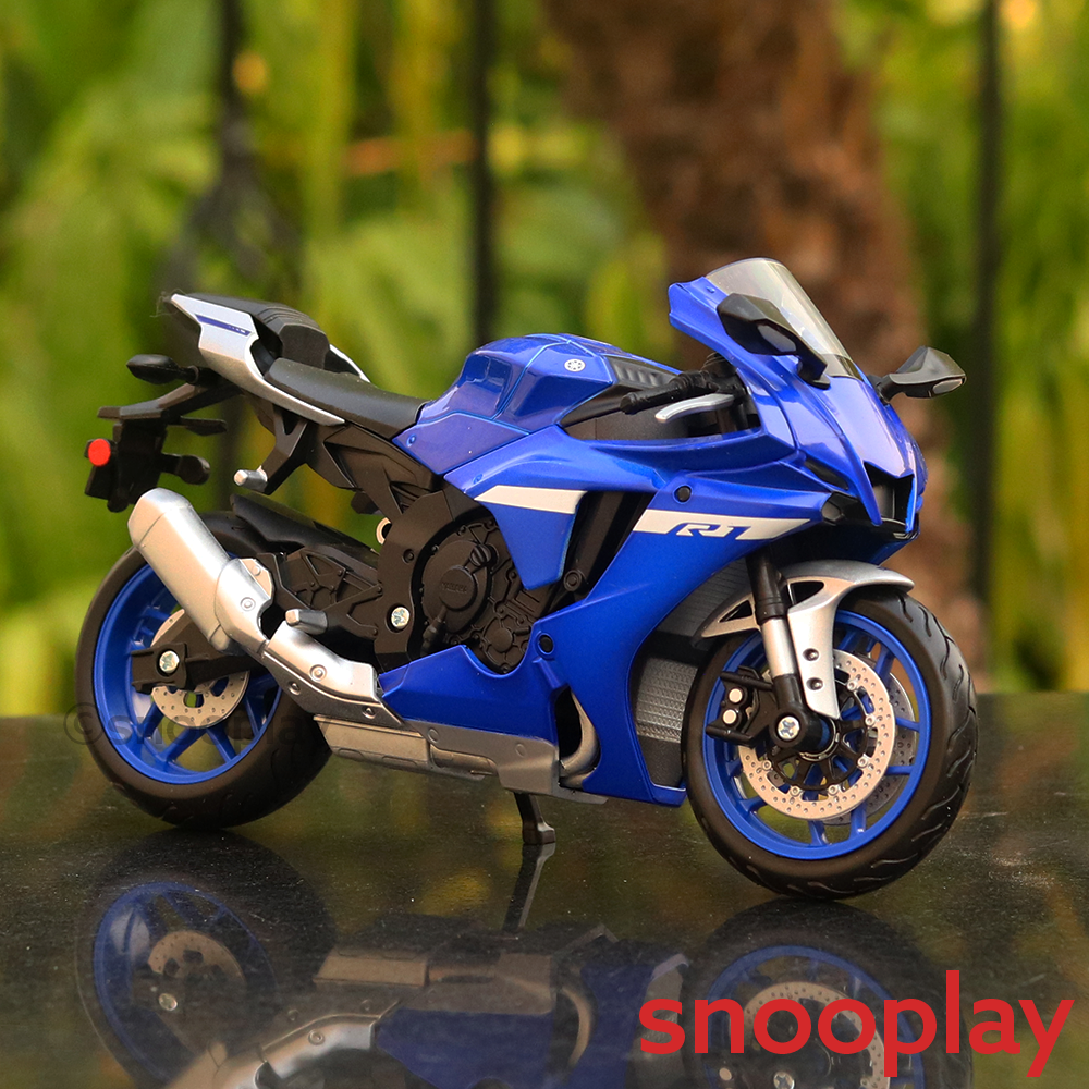 Maisto Original Licensed Yamaha YZF R1 Diecast Bike | 1:12 Scale (14 Years till Grown Ups)