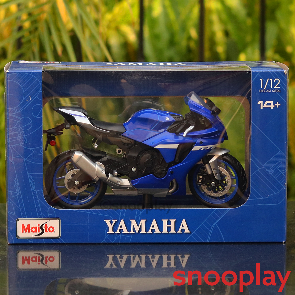 Maisto Original Licensed Yamaha YZF R1 Diecast Bike | 1:12 Scale (14 Years till Grown Ups)