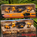 Set of 4 Licensed Volvo Construction Vehicles Set - Excavator, Wheel Loader, Dump Truck & Hauler
