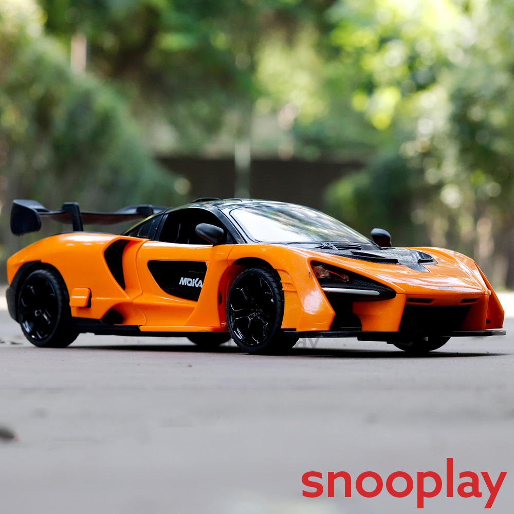 Moka Remote Control Resembling McLaren Senna Car | Openable Doors & Lights | 1:12 Scale (5-14 Years)