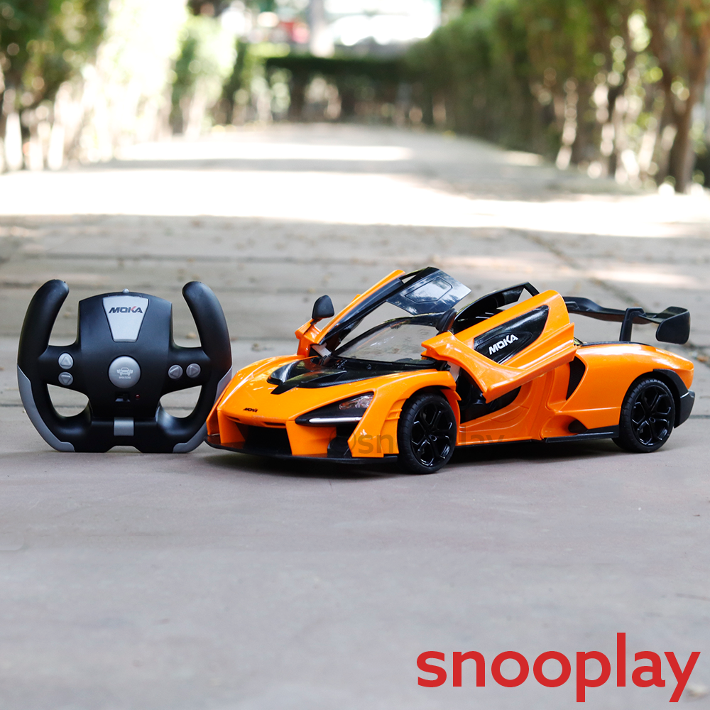 Moka Remote Control Resembling McLaren Senna Car | Openable Doors & Lights | 1:12 Scale (5-14 Years)
