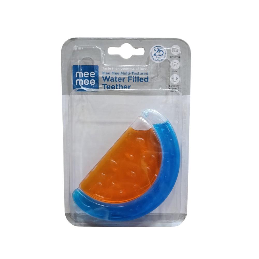 Mee Mee Multi-Textured Water Filled Teether - Blue/Orange | MM-1460 A-08