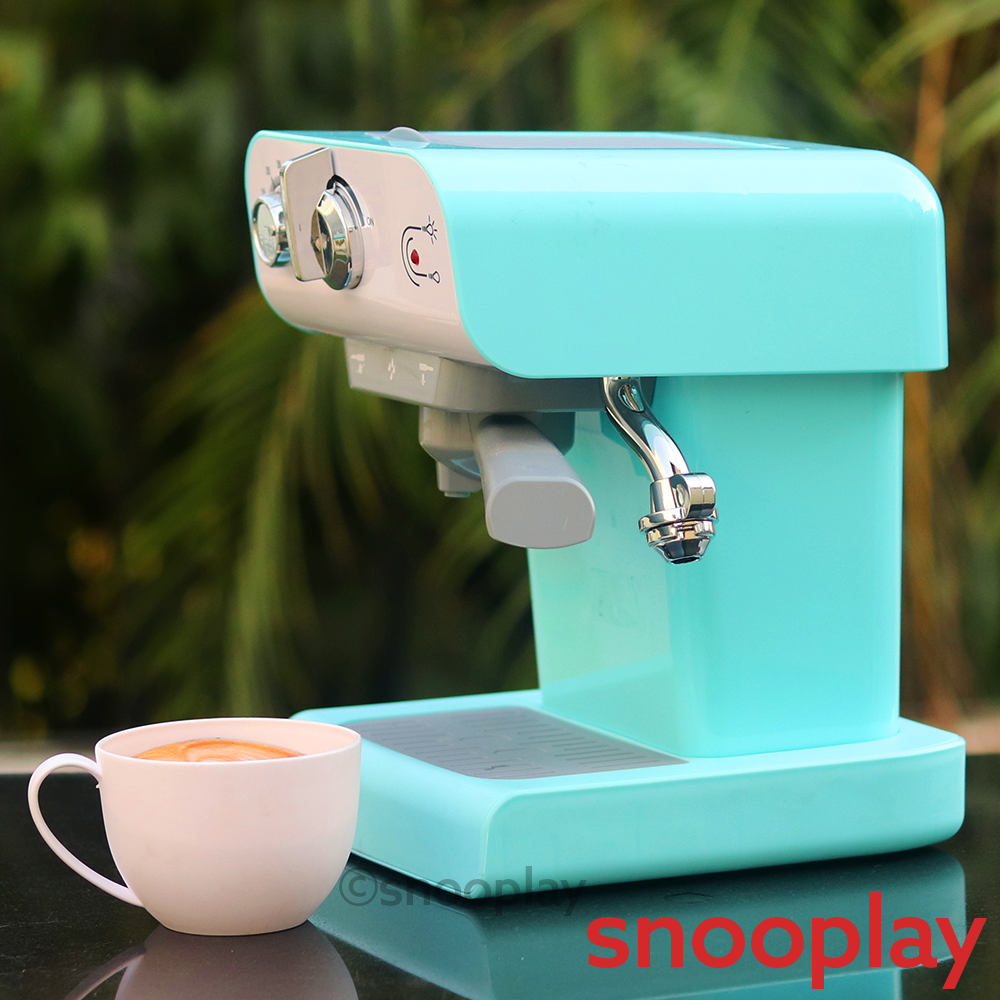 Electronic Coffee Machine Playset with Light, Sound, Water Function & Cool Steam Emission (3-8 Years)