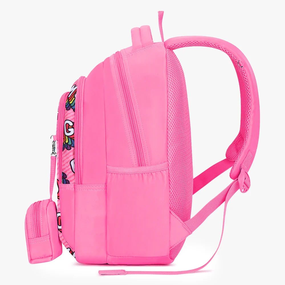 Genie OMG 20L Backpack for Kids - Pink