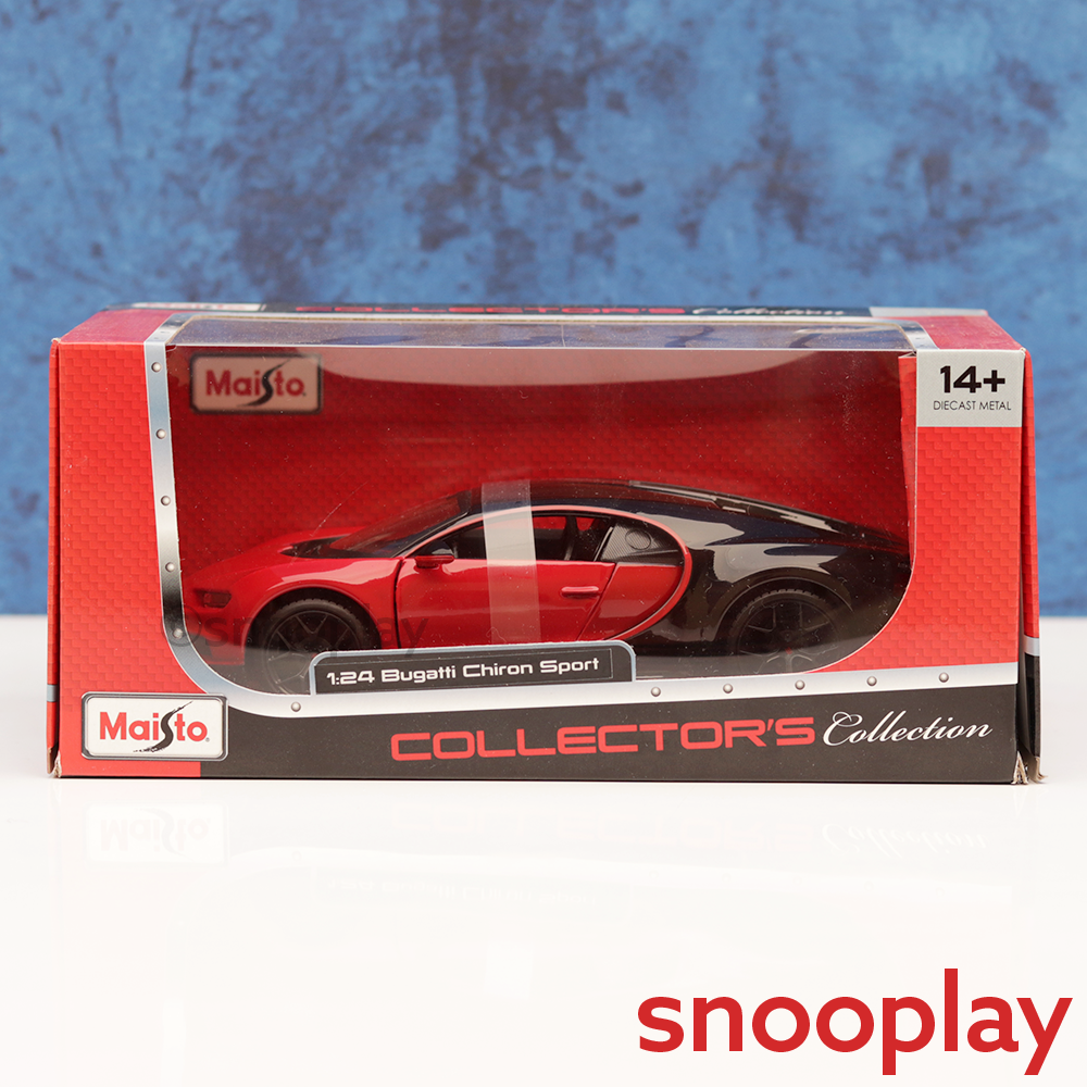 Maisto Original Bugatti Chiron Sport Licensed Diecast Car | 1:24 Scale Model (14 Years Till Grown Ups)