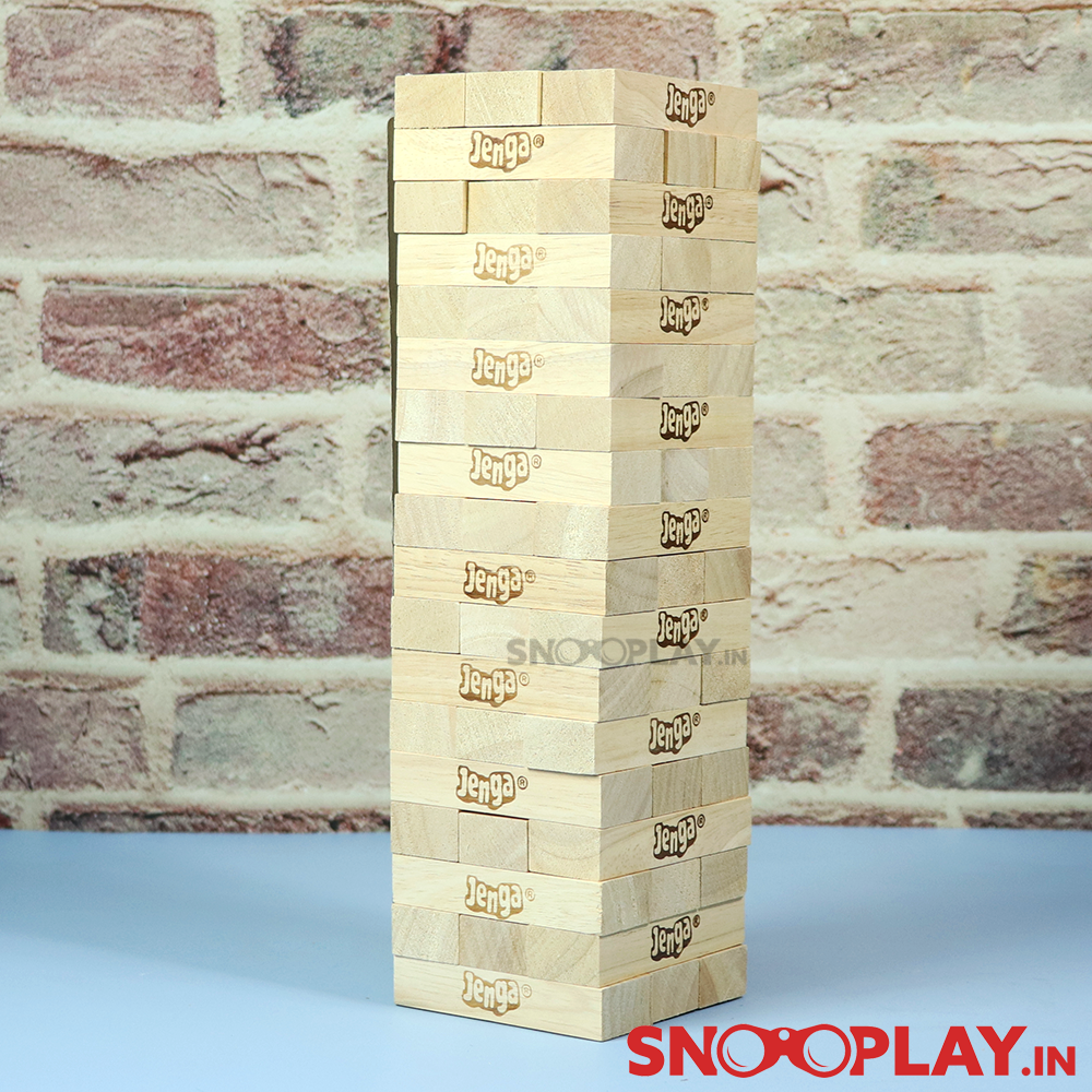 Hasbro Original Jenga by Funskool with Tube Storage Packaging (6 Years till Grown Ups)