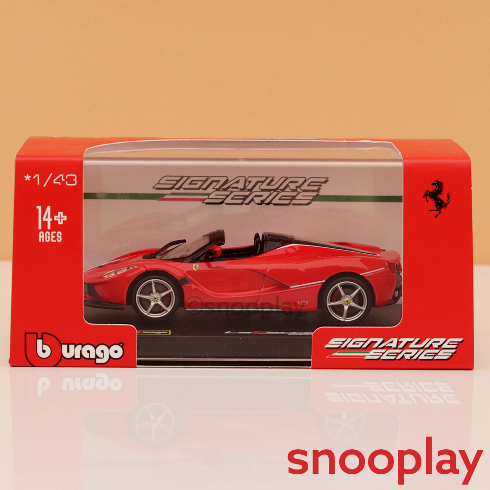 Bburago Original LaFerrari Aperta Licensed Diecast Car | 1:43 Scale Model (14 Years Till Grown Ups)