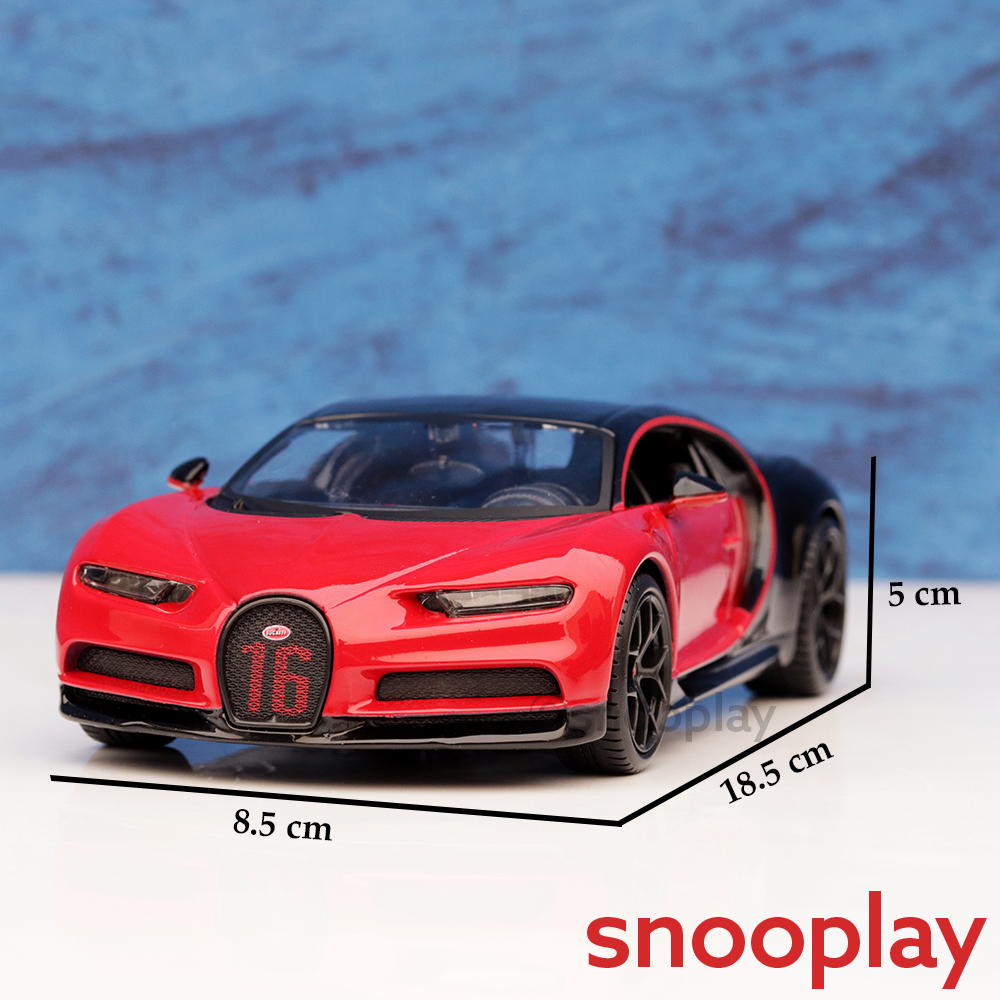 Maisto Original Bugatti Chiron Sport Licensed Diecast Car | 1:24 Scale Model (14 Years Till Grown Ups)