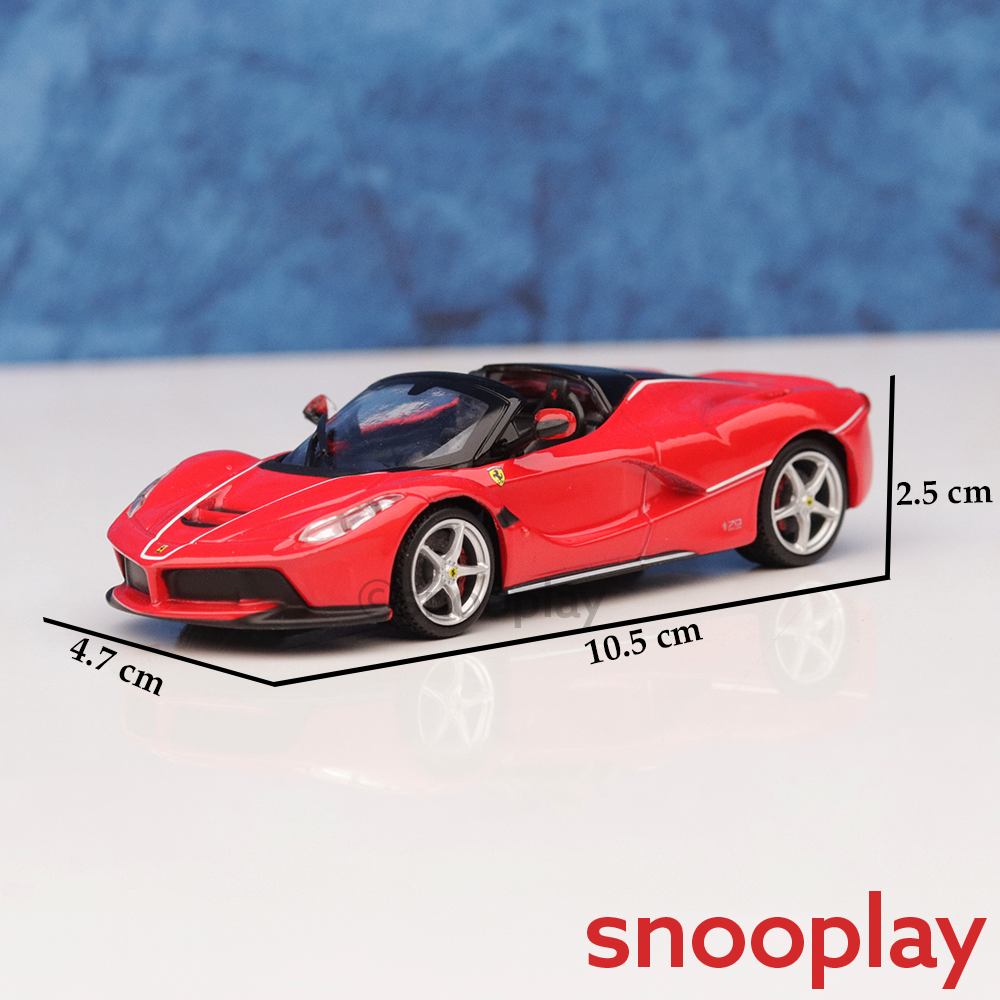 Bburago Original LaFerrari Aperta Licensed Diecast Car | 1:43 Scale Model (14 Years Till Grown Ups)