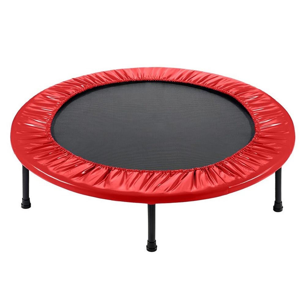 Hop N Play Heavy Duty 36 Inch Jumping Trampoline Foldable Safe Fitness Rebounder (4-8 Years)