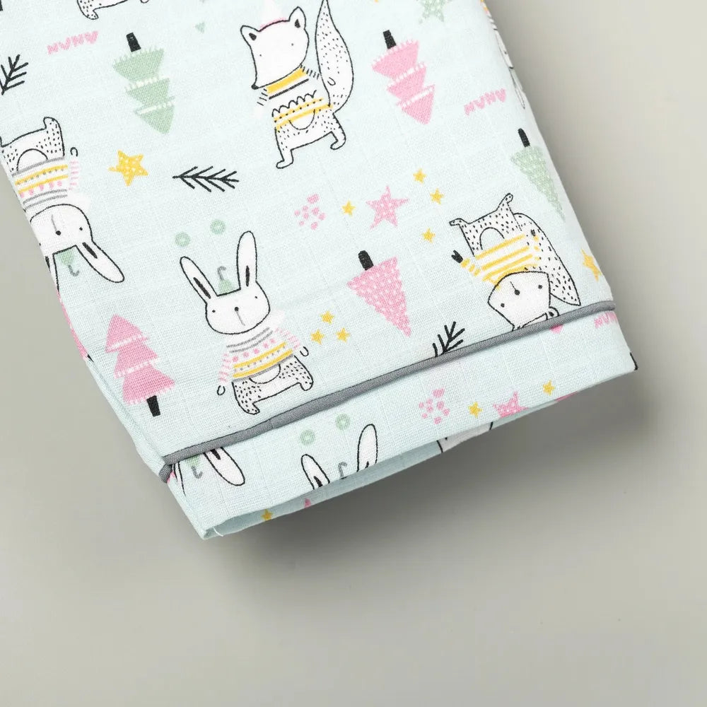 Beelittle Winter Bunny 2-Piece Muslin Pyjamas Set