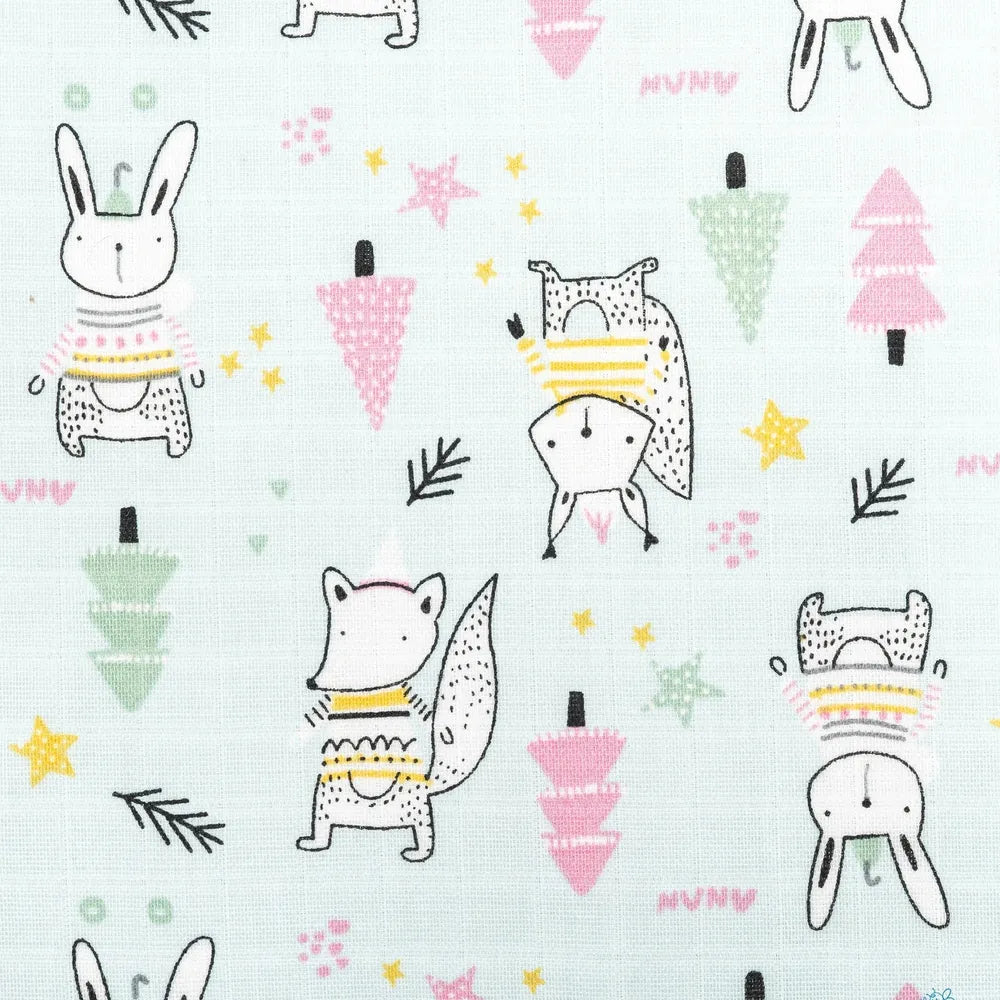 Beelittle Winter Bunny 2-Piece Muslin Pyjamas Set