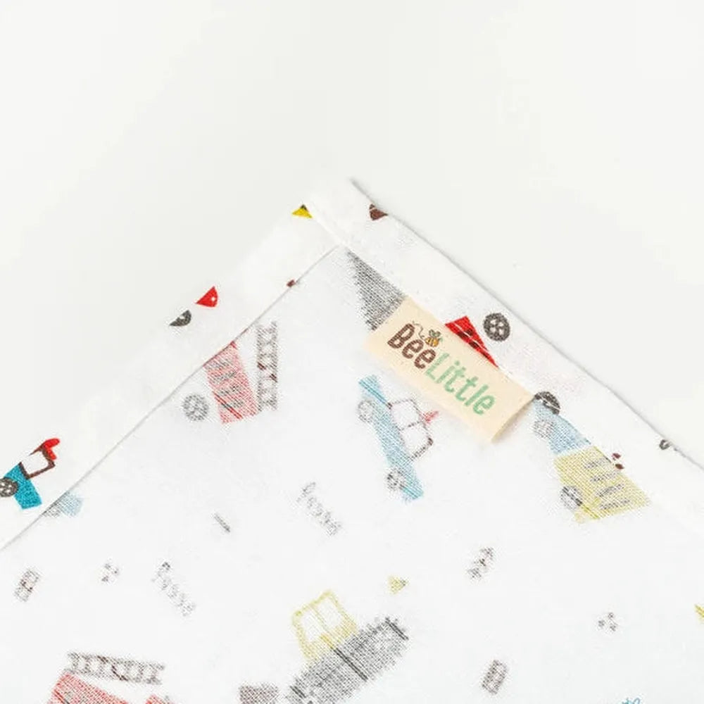 Beelittle Tanker Truck Large Muslin Towel