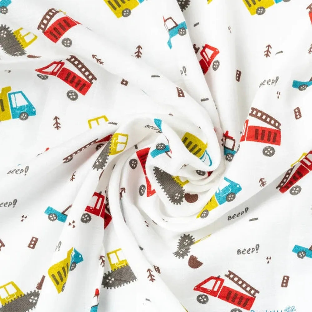 Beelittle Tanker Truck Large Muslin Towel