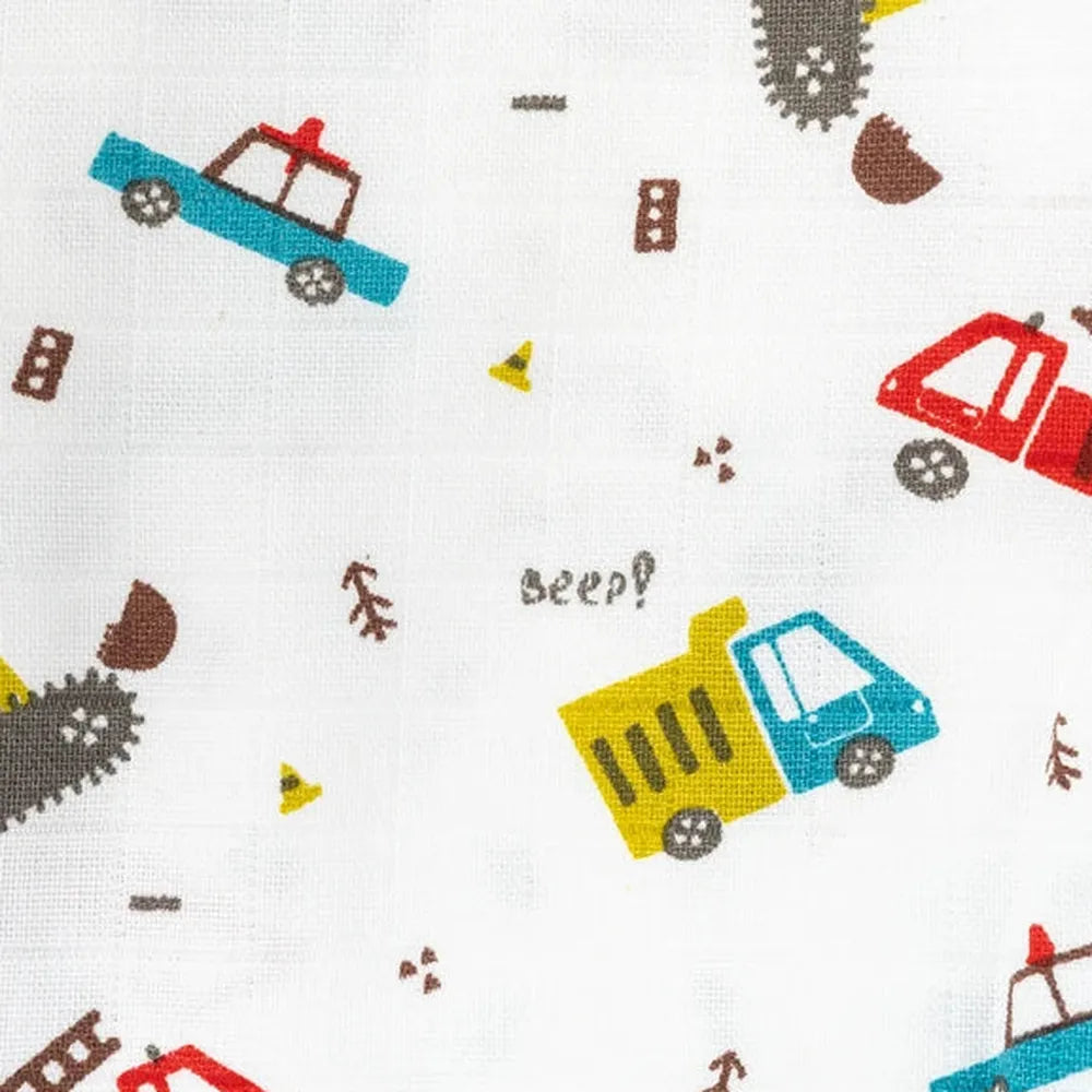 Beelittle Tanker Truck Large Muslin Towel