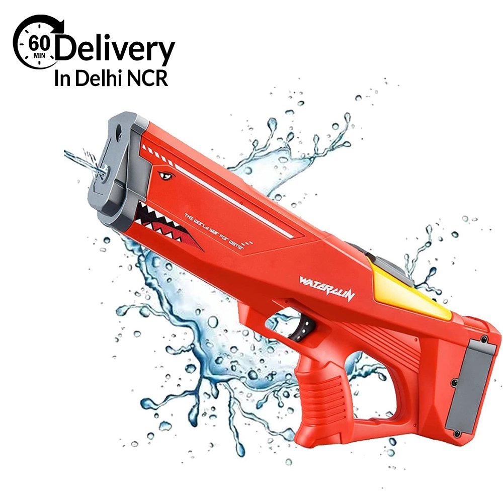 Cartoon Theme Electric Water Holi Pichkari - High Pressure Pichkari | Capacity - 550ml