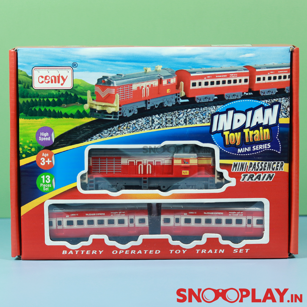 Mini Passenger Indian Train Trackset (3-6 Years) | Assorted Colors