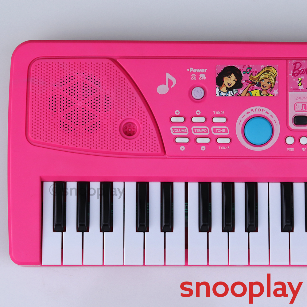 Mattel Original Barbie KD500 Keyboard Piano Set with Microphone | Licensed Toy (3-8 Years)