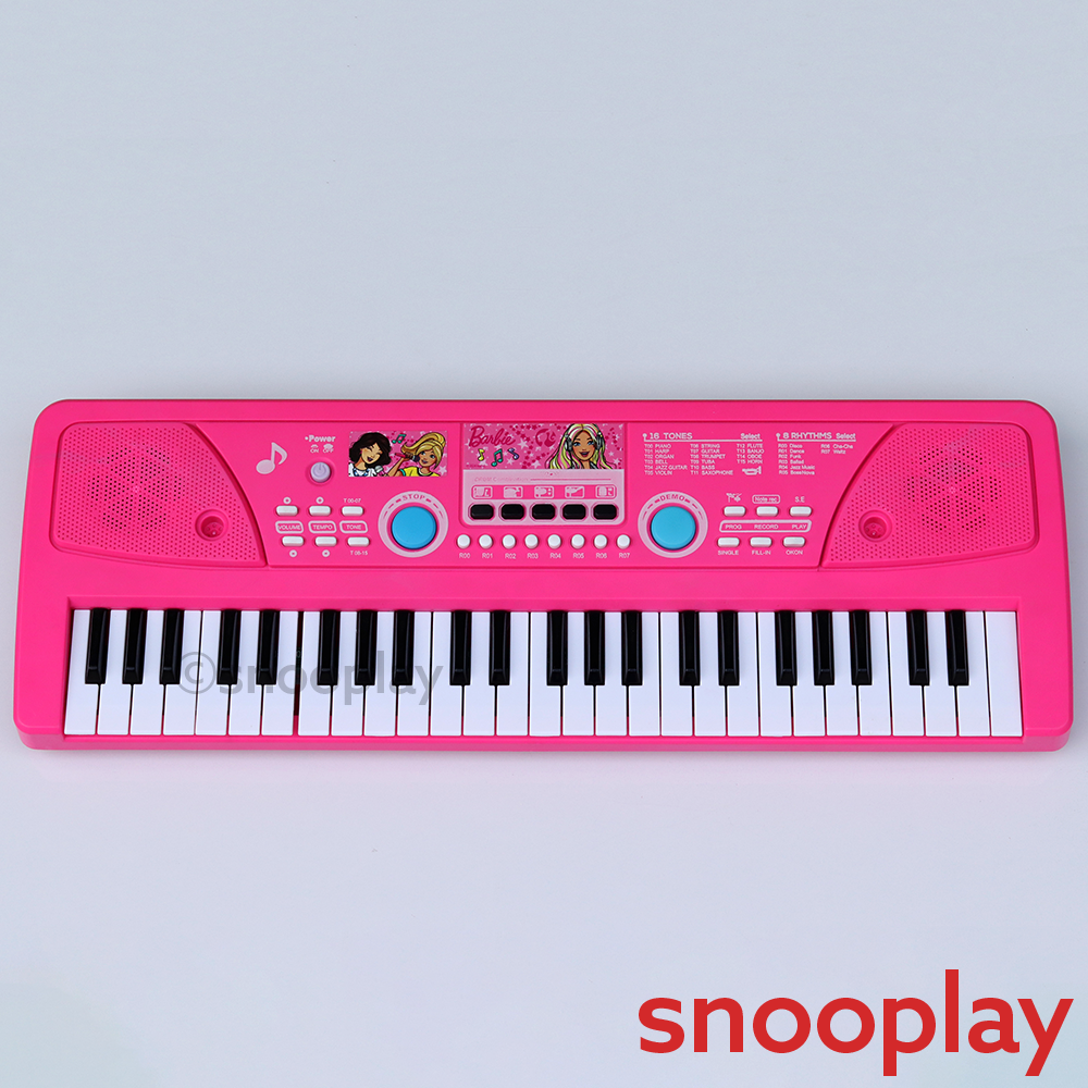 Mattel Original Barbie KD500 Keyboard Piano Set with Microphone | Licensed Toy (3-8 Years)