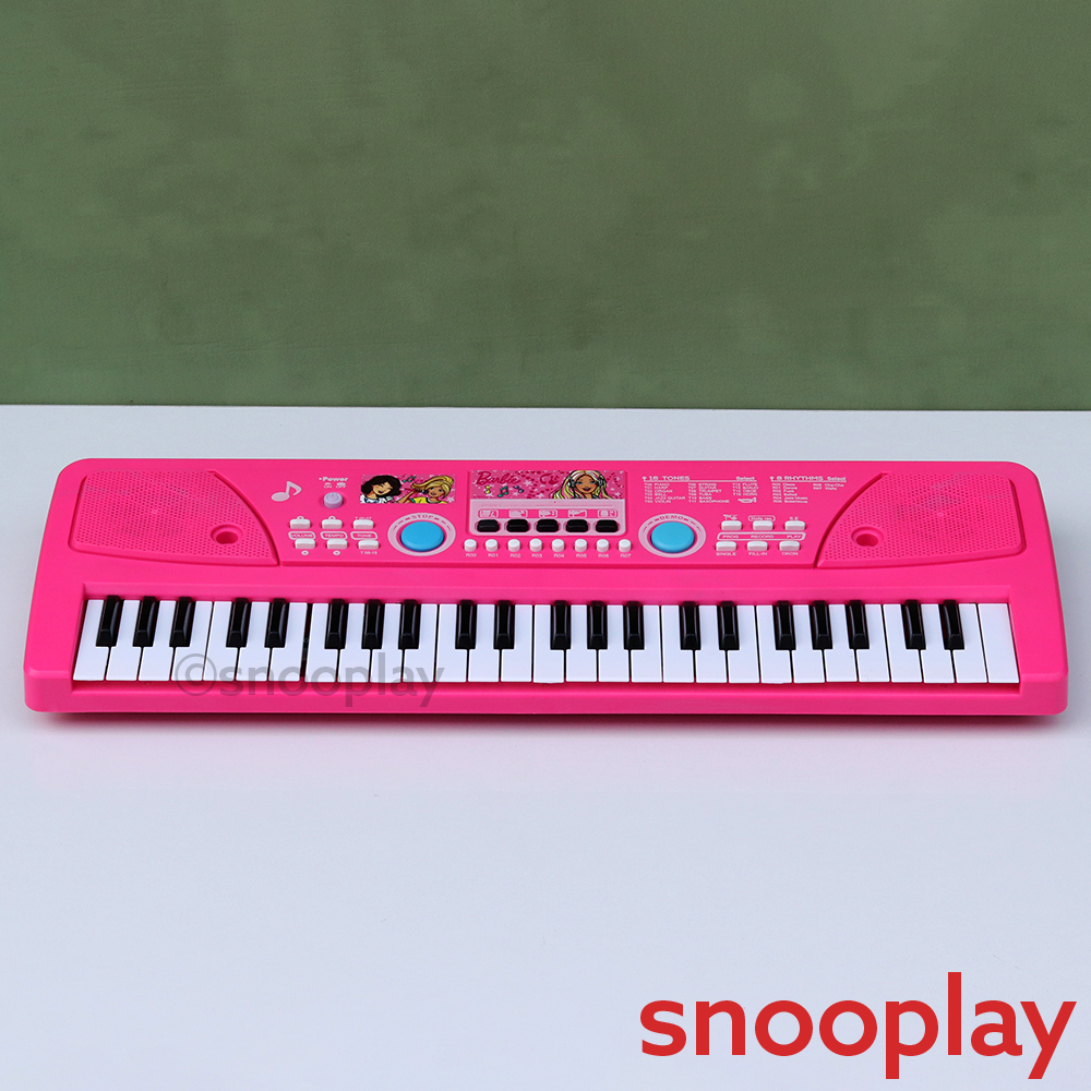 Mattel Original Barbie KD500 Keyboard Piano Set with Microphone | Licensed Toy (3-8 Years)