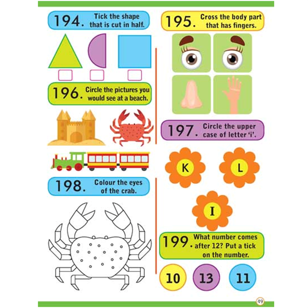 Dreamland Publications Brilliant Brain Activity Book (4 Years and Above)