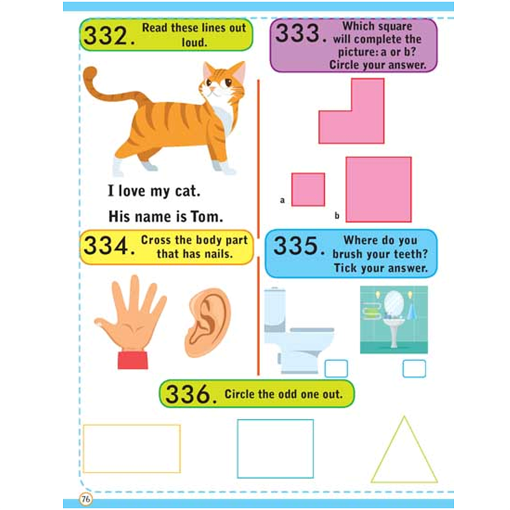 Dreamland Publications Brilliant Brain Activity Book (4 Years and Above)