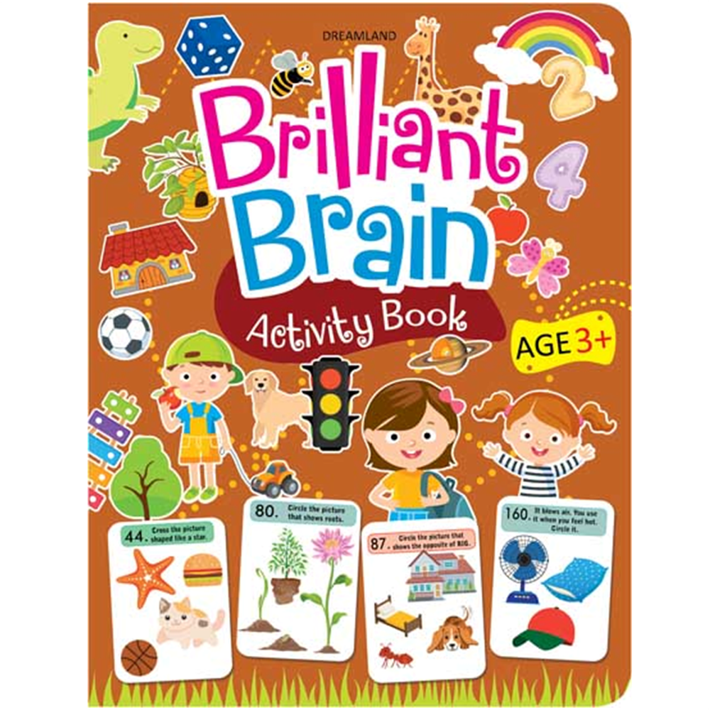 Dreamland Publications Brilliant Brain Activity Book (3 Years and Above)