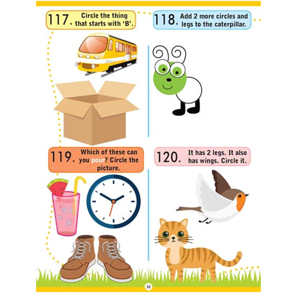 Dreamland Publications Brilliant Brain Activity Book (3 Years and Above)