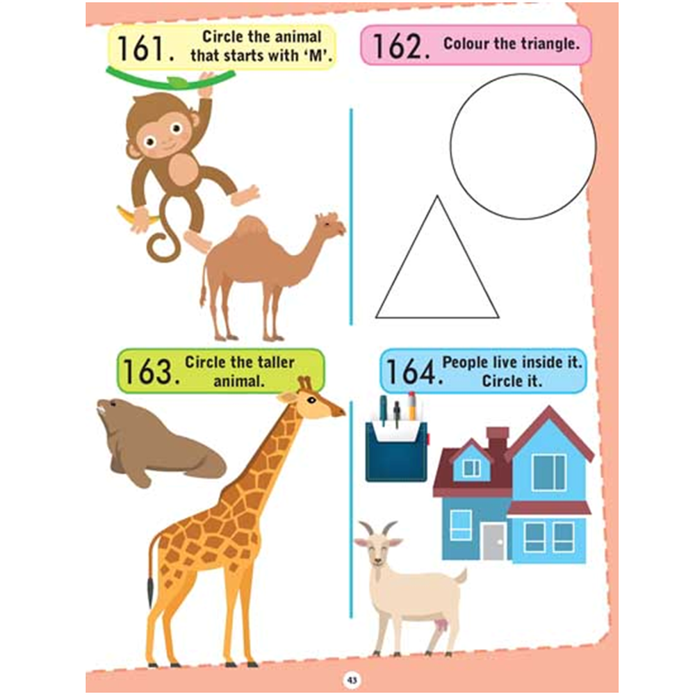 Dreamland Publications Brilliant Brain Activity Book (3 Years and Above)