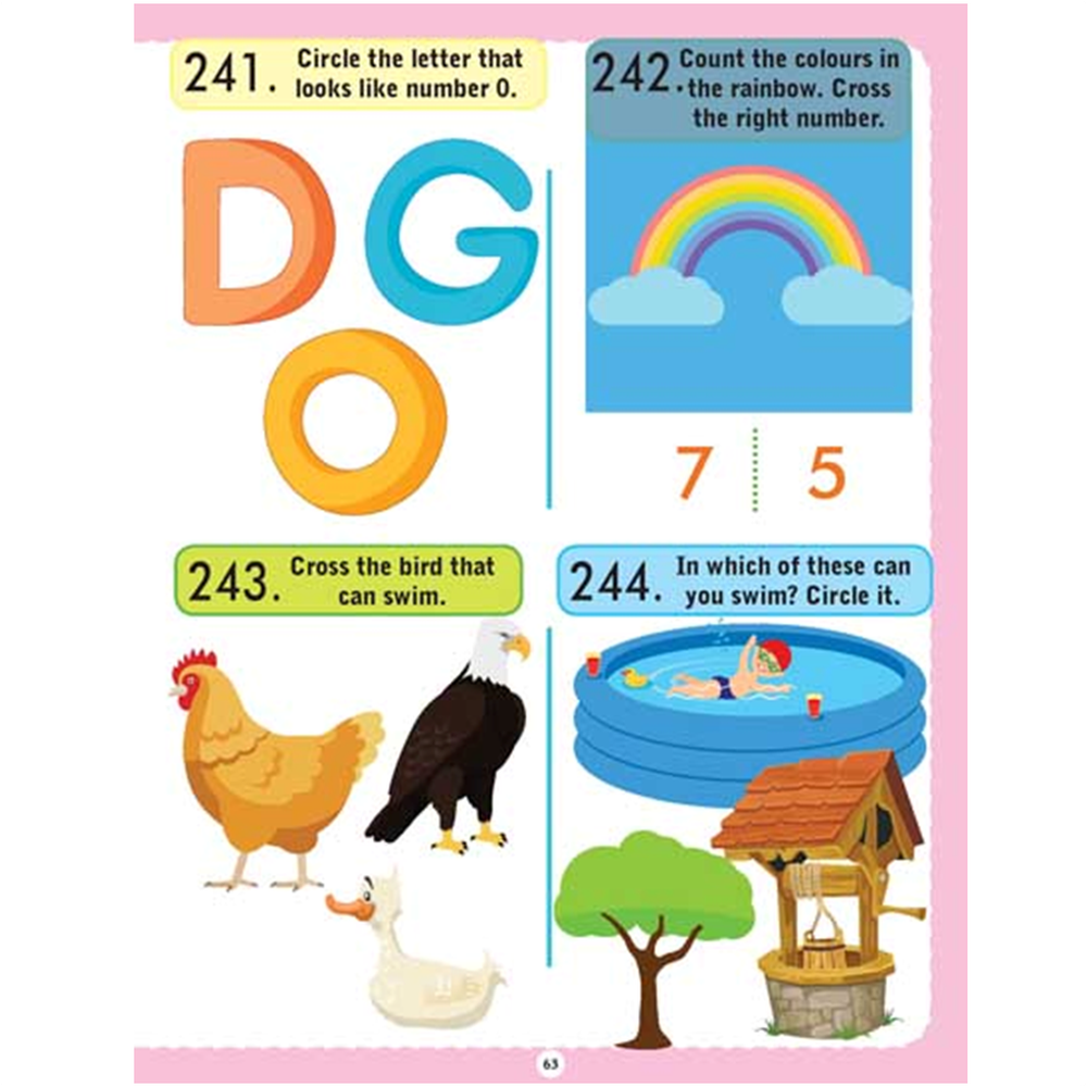 Dreamland Publications Brilliant Brain Activity Book (3 Years and Above)