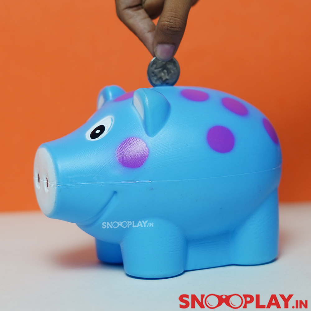 Pack of 5 Money Saver Piggy Bank (3-8 Years) - Blue