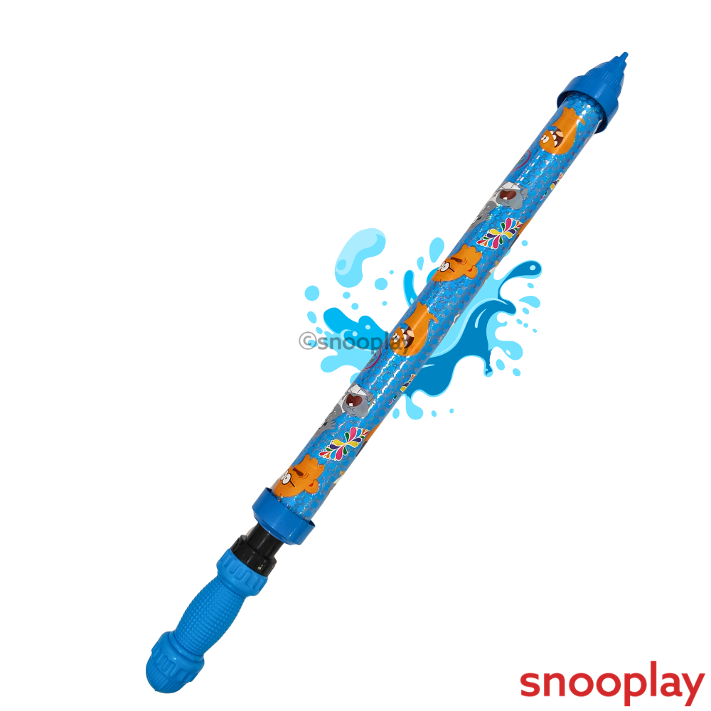 Big Pipe Style Cartoon Pichkari for Holi - 83 cm | Assorted Colors & Designs