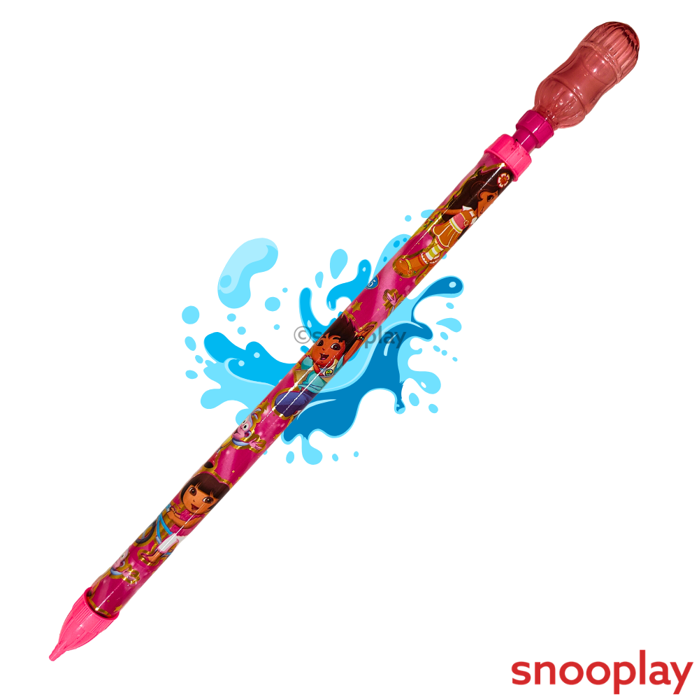 Cartoon Design Pipe Style Pichkari for Holi - 69 cm | Assorted Colors & Designs
