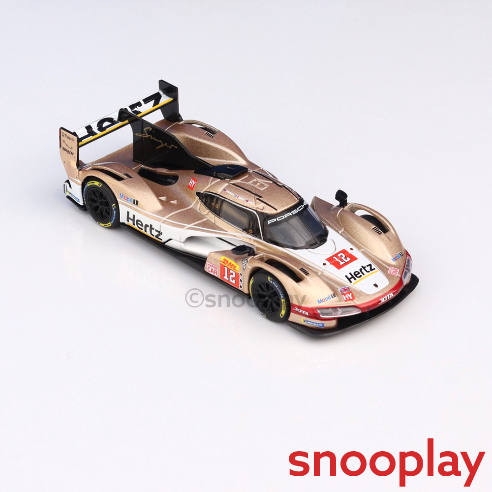Bburago Original Porsche 963 Licensed Diecast Car | 1:43 Scale (14 Years till Grown Ups) | Gold
