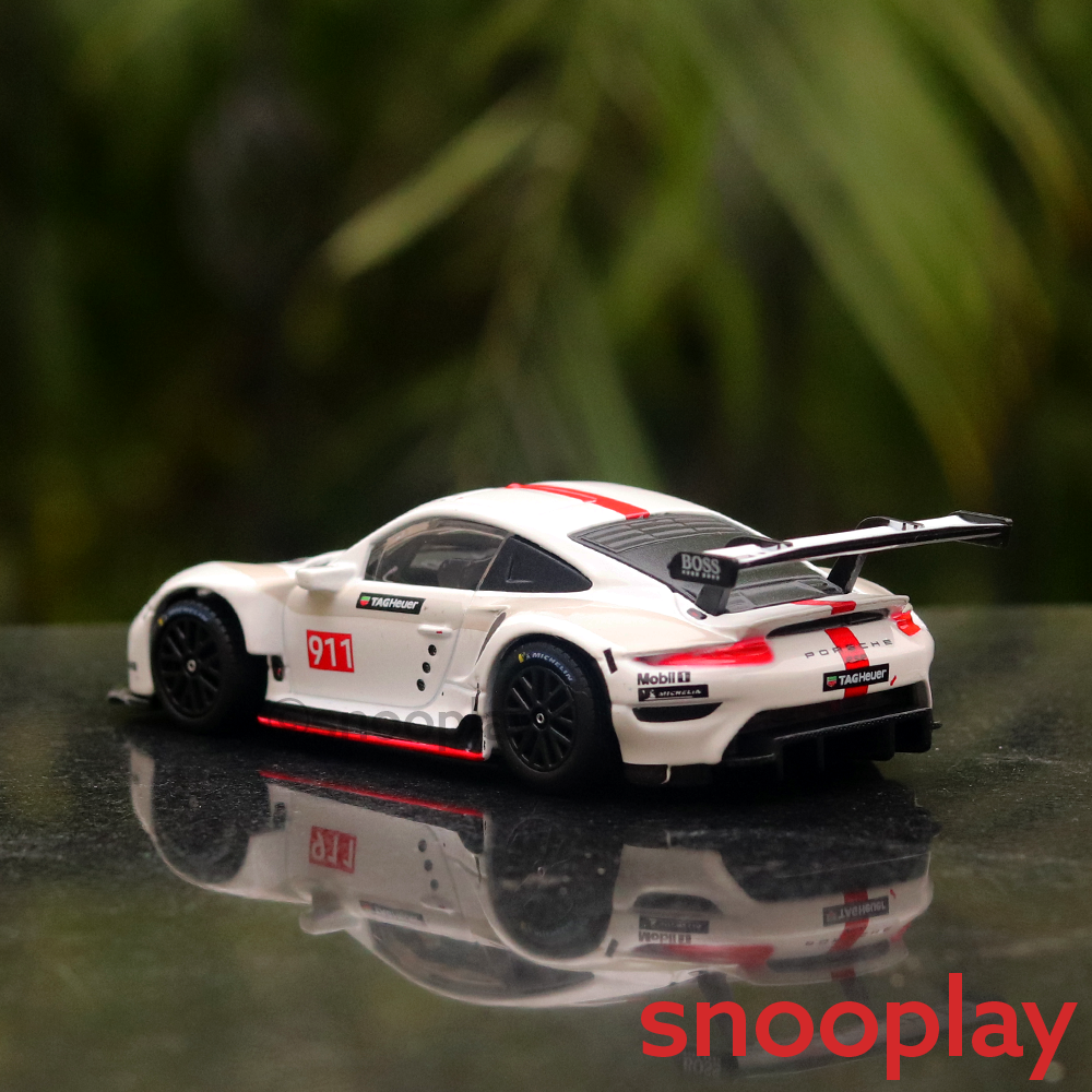 Bburago  Original and Licensed Porsche 911 RSR Diecast Car | 1:43 Scale