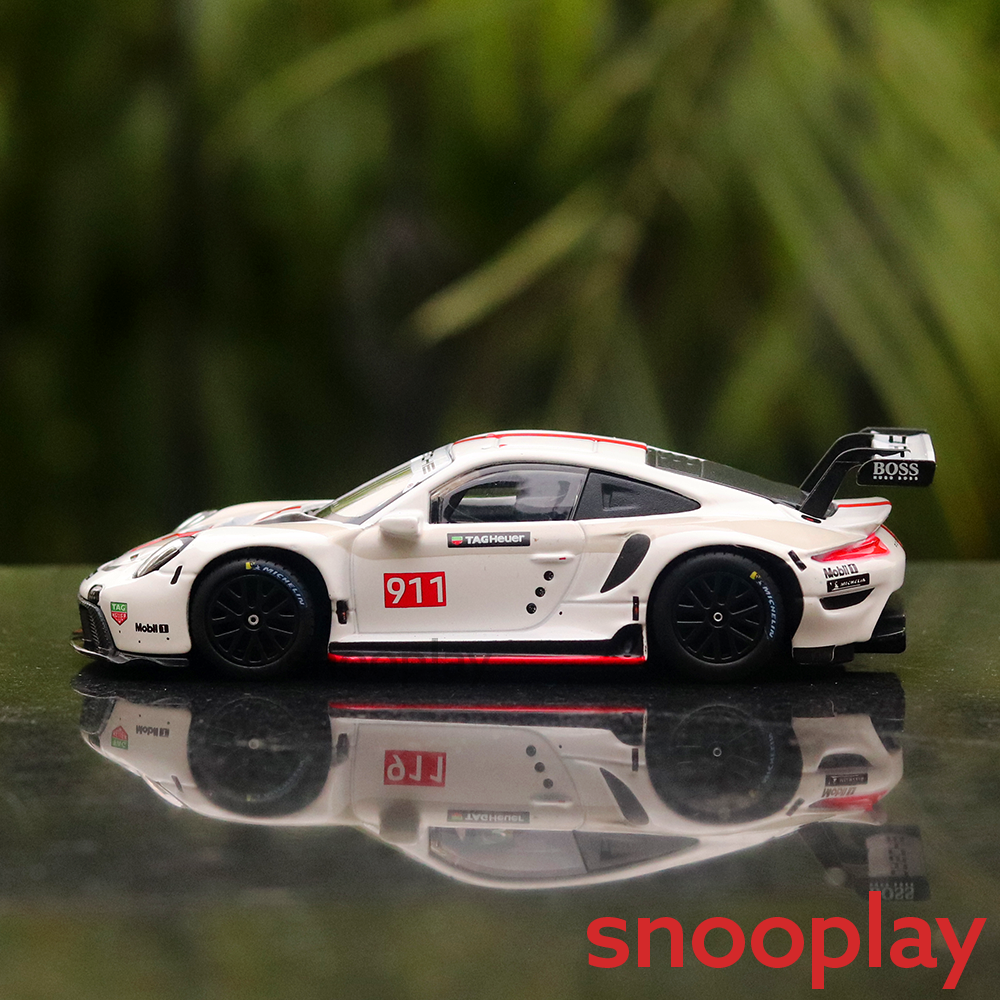 Bburago  Original and Licensed Porsche 911 RSR Diecast Car | 1:43 Scale
