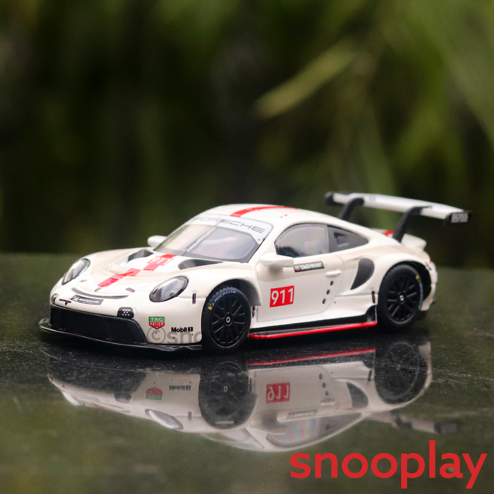 Bburago  Original and Licensed Porsche 911 RSR Diecast Car | 1:43 Scale