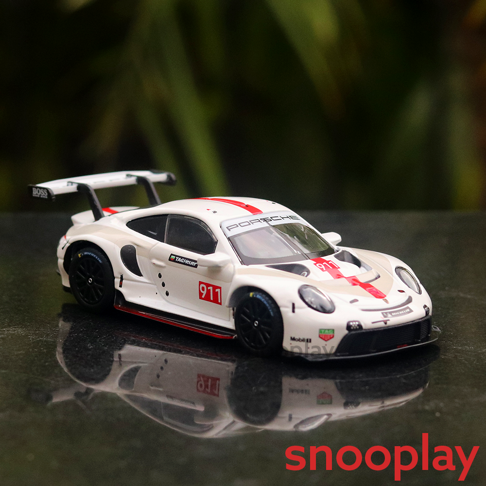 Bburago  Original and Licensed Porsche 911 RSR Diecast Car | 1:43 Scale