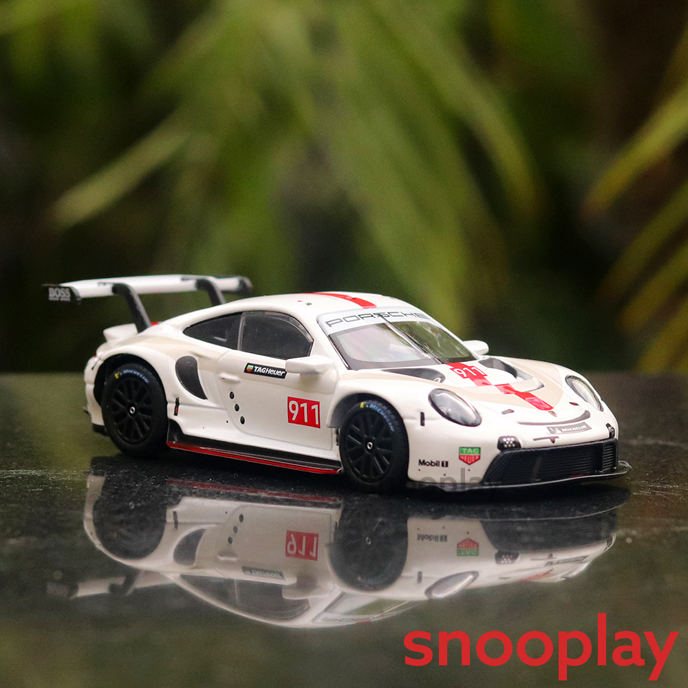 Bburago  Original and Licensed Porsche 911 RSR Diecast Car | 1:43 Scale