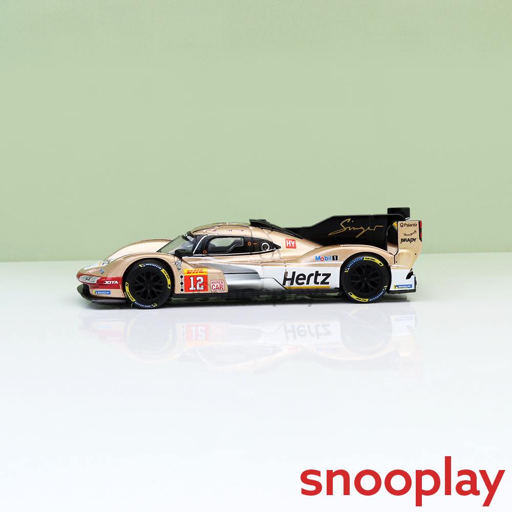 Bburago Original Porsche 963 Licensed Diecast Car | 1:43 Scale (14 Years till Grown Ups) | Gold