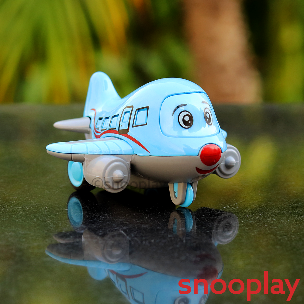 Pack of 6 Small Diecast Vehicles Set - Ship, Taxi, Airplane, Bullet Train, Bus & Tram (2-8 Years)