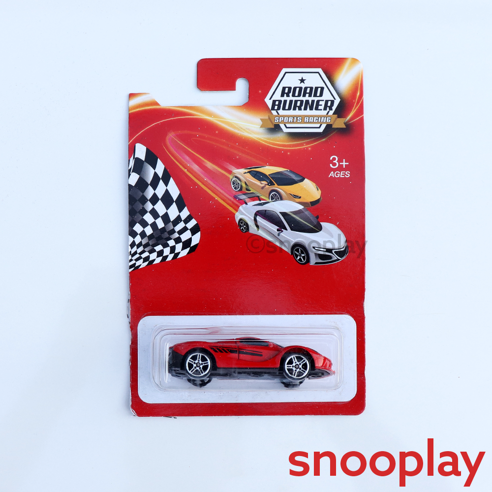 Road Burner Set of 4 Diecast Cars (Resembling Manza, Pagani, Elva, Aventador, Spyder) | Scale 1:64 (7 Years till Grown Ups) [RB-5]