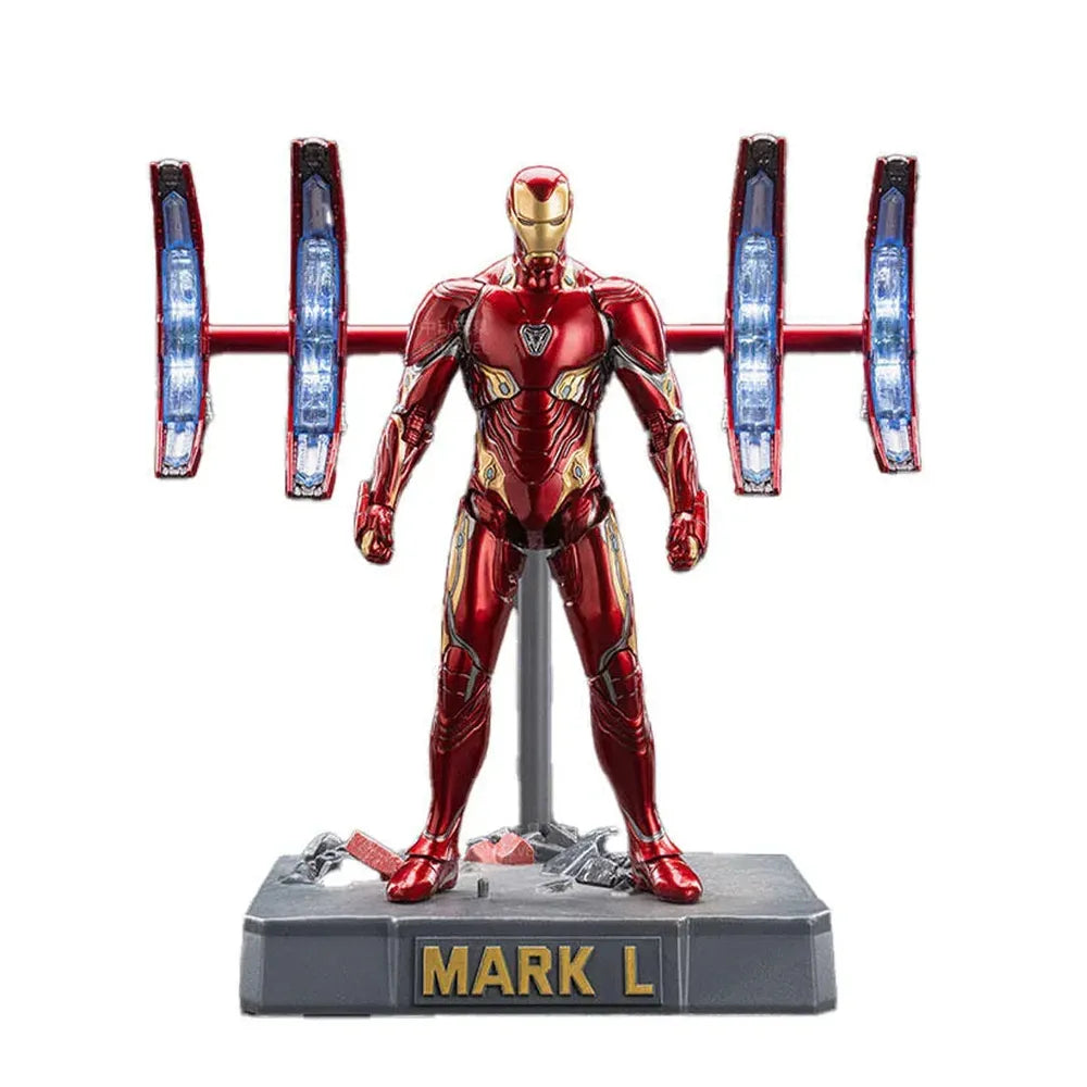 Marvel Original Iron Man Mark L Action Figure Luxury Version with Nano-Weapon Display Base (15 Years till Grown Ups)