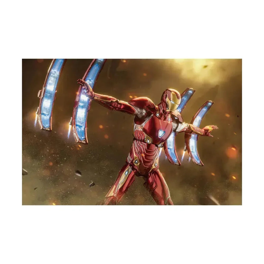 Marvel Original Iron Man Mark L Action Figure Luxury Version with Nano-Weapon Display Base (15 Years till Grown Ups)