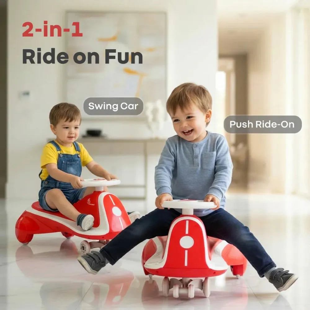 R for Rabbit Iya Iya Sportz Ace Swing Ride-on Car | ABEC 7 Bearings, Stable Triangular Structure & Ergonomic Steering