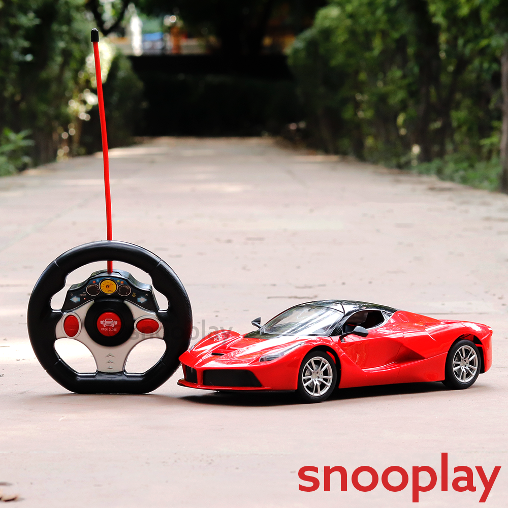 Moka Remote Control Resembling LaFerrari Car | Openable Doors & Lights | 1:12 Scale (5-14 Years)