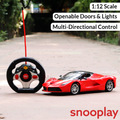 Moka Remote Control Resembling LaFerrari Car | Openable Doors & Lights | 1:12 Scale (5-14 Years)